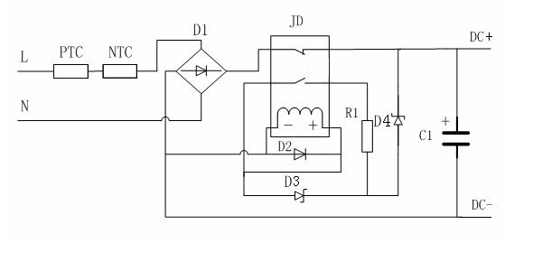 Protection circuit of storage capacitor