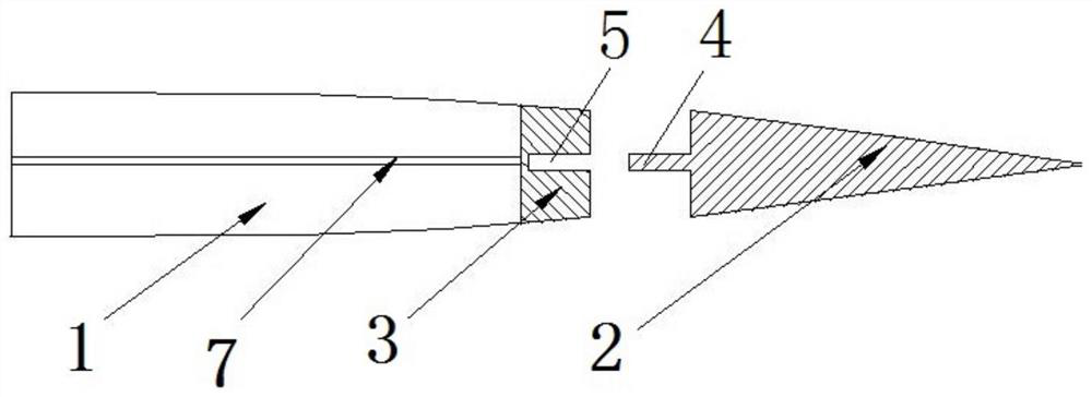 Megawatt wind power blade, assembling and manufacturing method thereof and blade tip manufacturing method