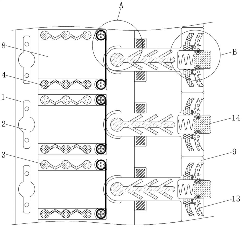 Clamping device for hardware material machining