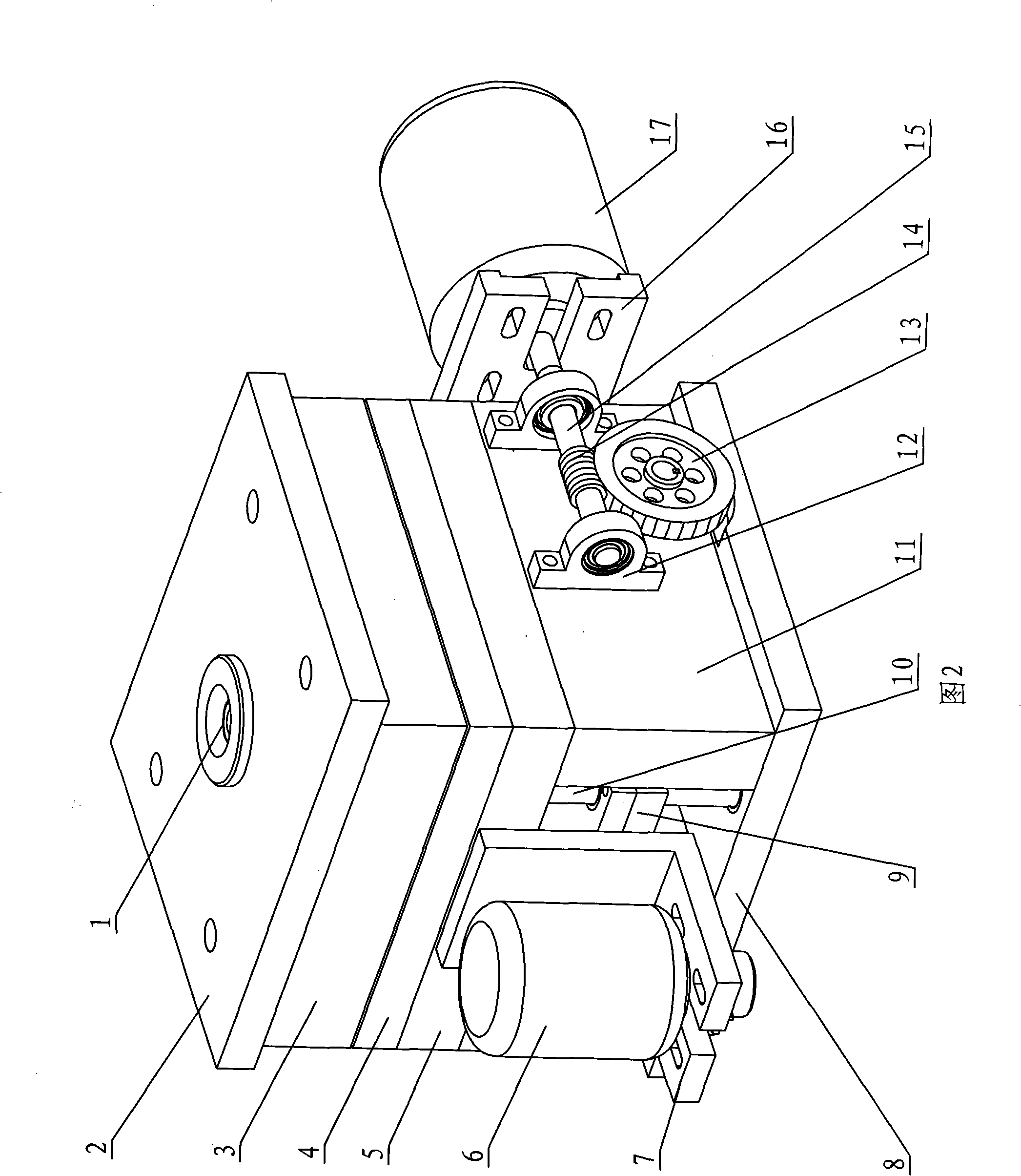 Injection mould servo synchronous automatic thread demoulding mechanism and control method thereof