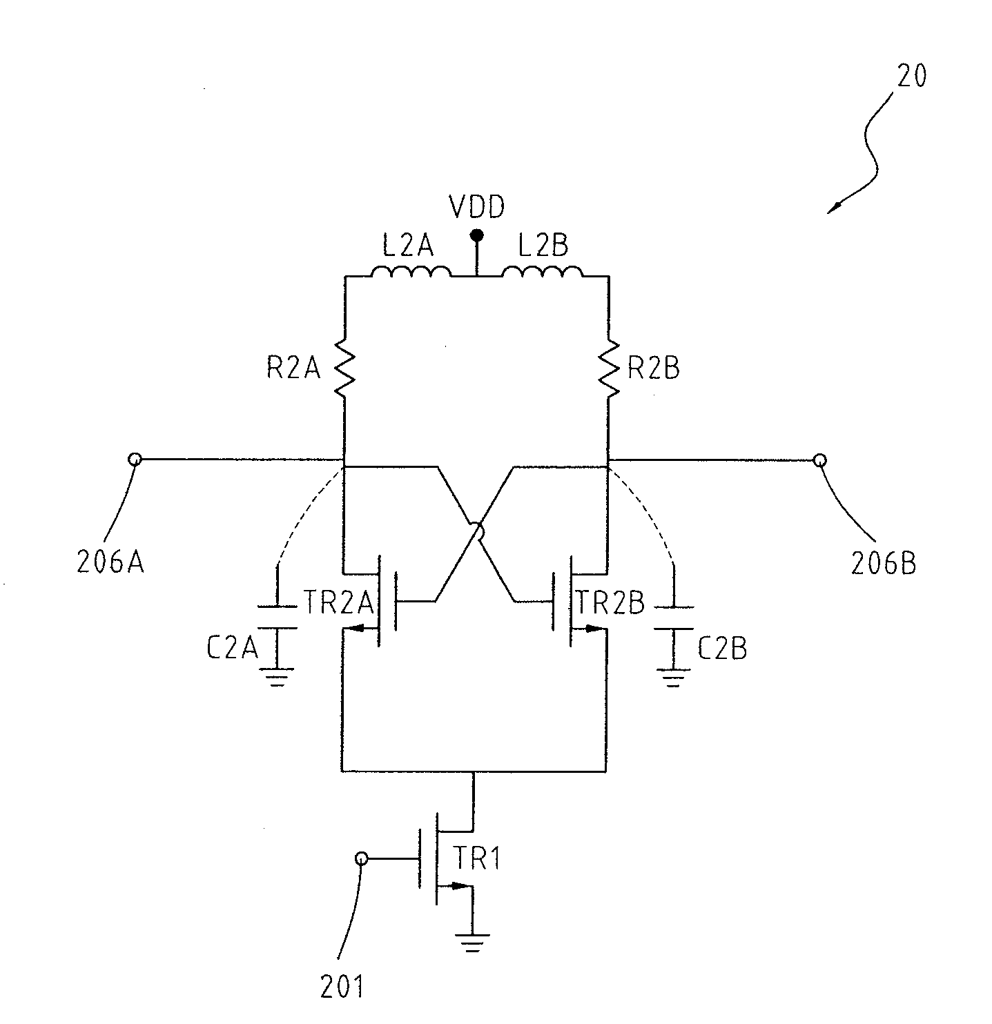 Harmonic suppression circuit, an injection-locked frequency divider circuit and associated methods