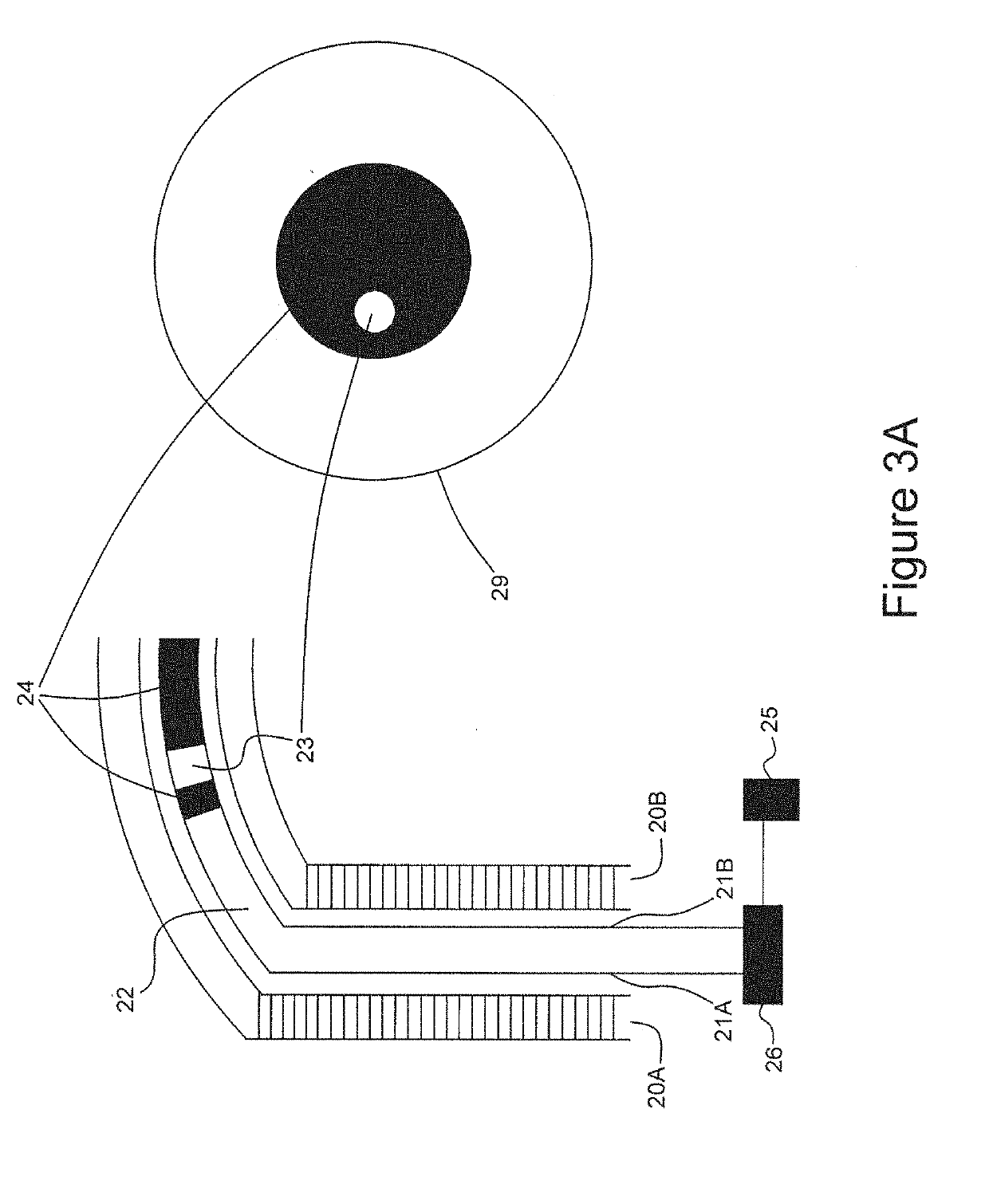 Light control devices and methods for regional variation of visual information and sampling