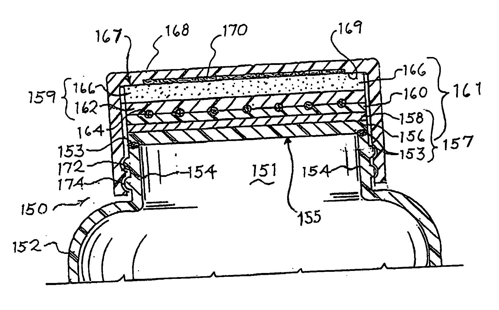 Two-piece container seal and method of manufacture