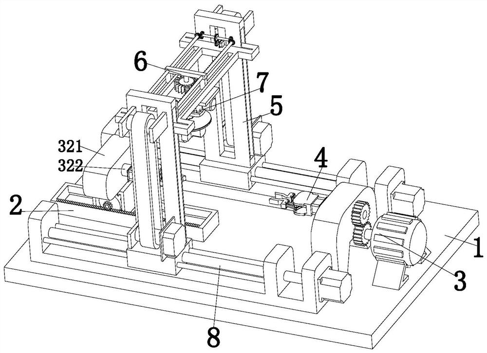 Flat curved surface grinding machine