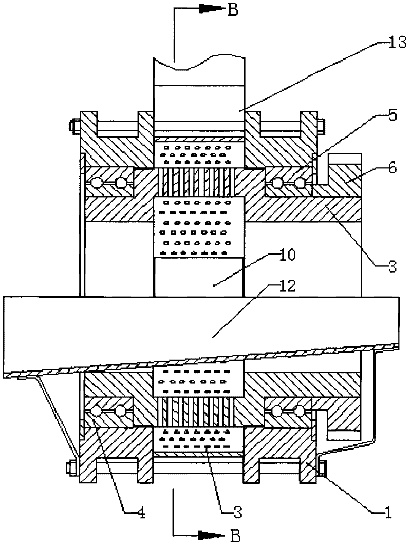 Gear type biomass fuel particle molding machine