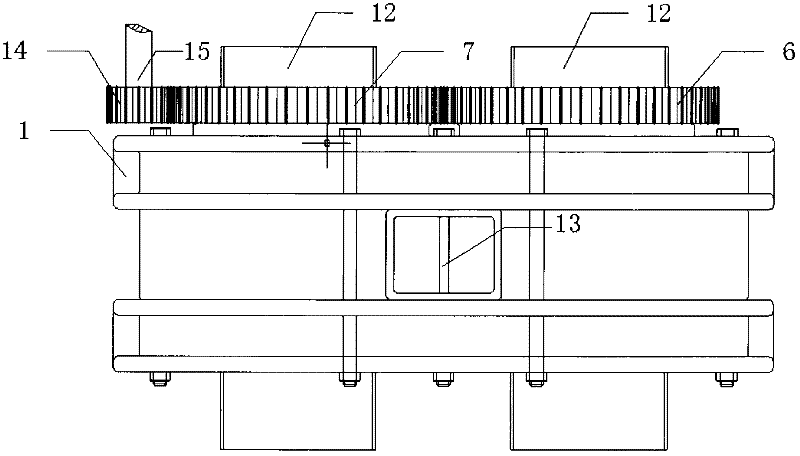 Gear type biomass fuel particle molding machine