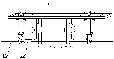 One-line operation trolley for power transmission line