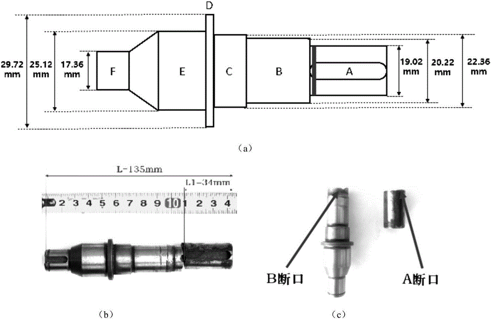 Comprehensive judgment method of failure cause of reducer shaft of sluice gate of nuclear power equipment