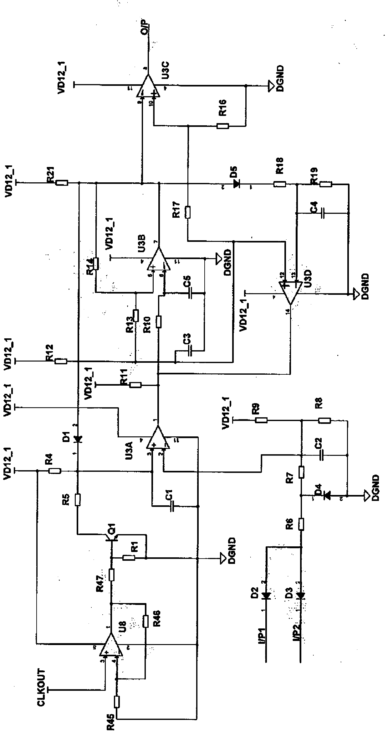 Overload protection device for main power mosfet of boost boost circuit