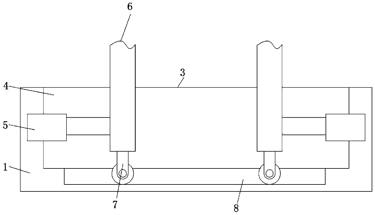 Precise positioning device for welding during metal plate processing