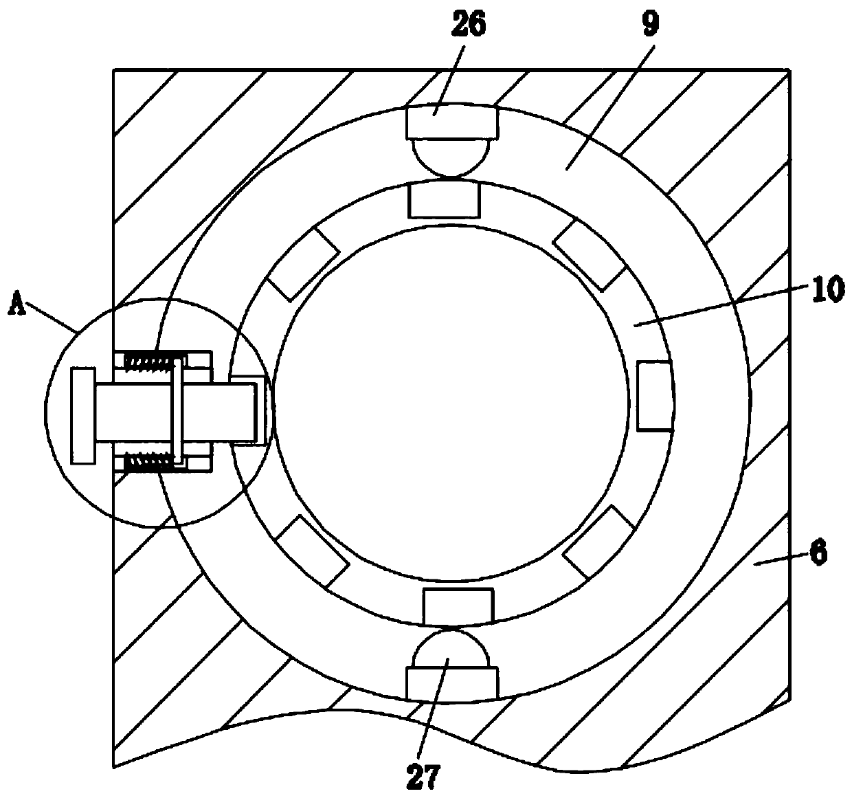 Precise positioning device for welding during metal plate processing