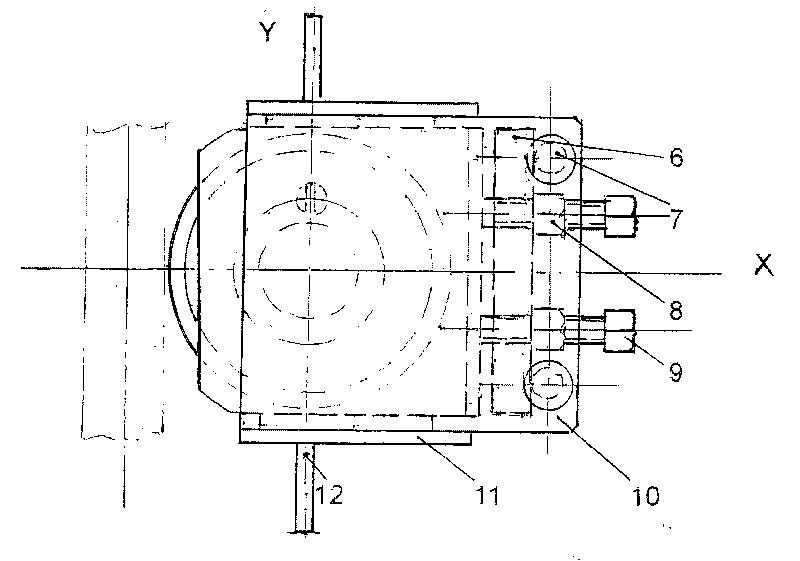 Side guide wheel of crane for preventing track biting of rim