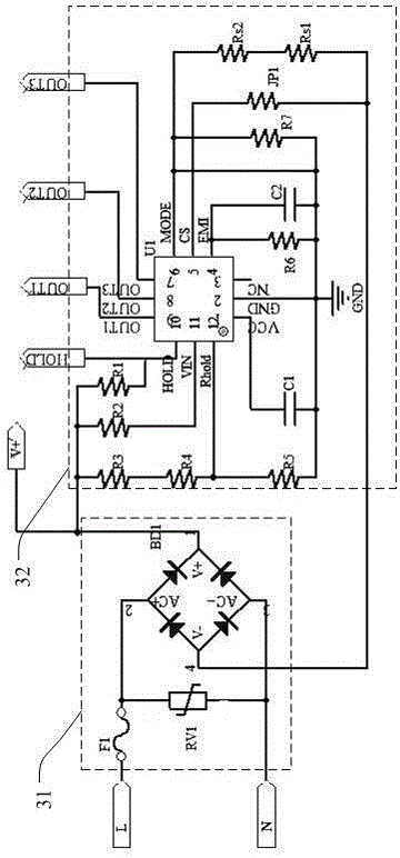 Integrated COB light source with power drive