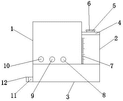 Novel color ultrasound probe disinfection device