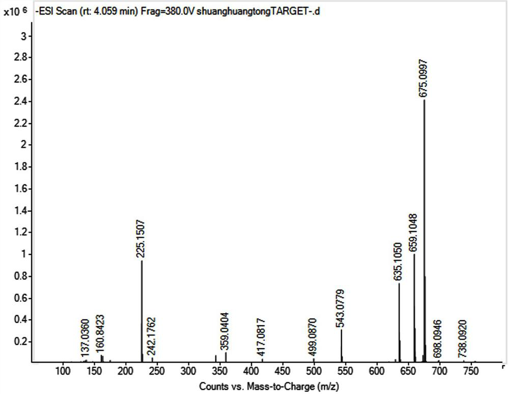 A biflavonoid compound with neuroprotective effect and its extraction and separation method