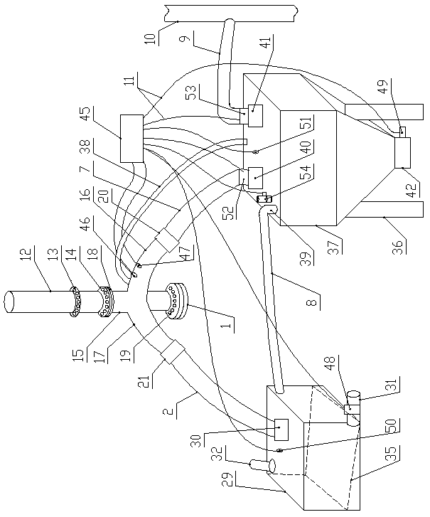 Coal mine underground bottom pumping roadway crossing borehole anti-hole spraying construction method