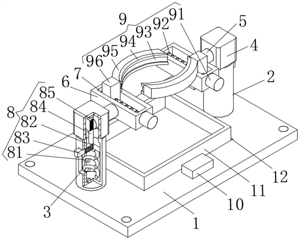 Wafer cleaning fixing device