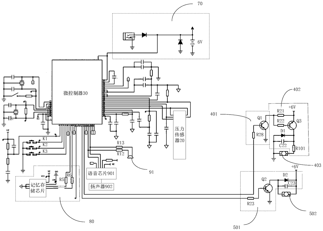 A wrist-arm electronic sphygmomanometer and blood pressure measurement method