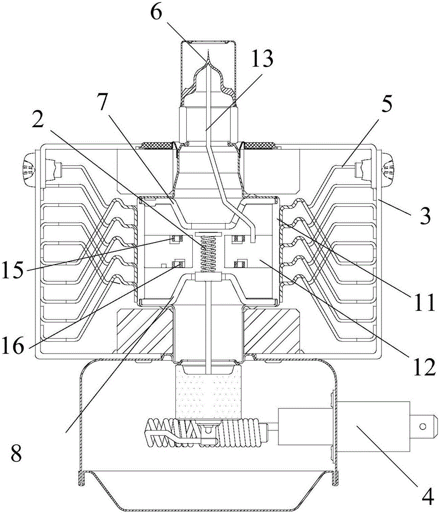 Magnetron anode assembly and magnetron provided with magnetron anode assembly