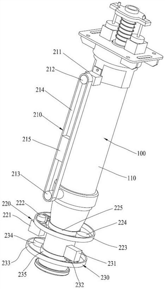 A jumping robot with the function of attitude adjustment in the air