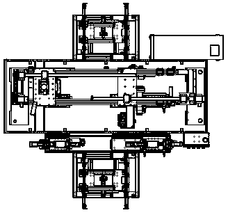 Full-automatic vertical rack longitudinal polishing machine