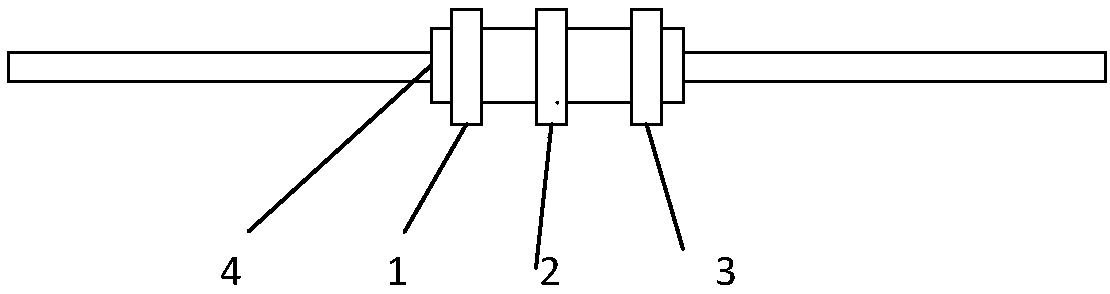 Cable intermediate joint temperature rise on-line monitoring device and method based on temperature difference method