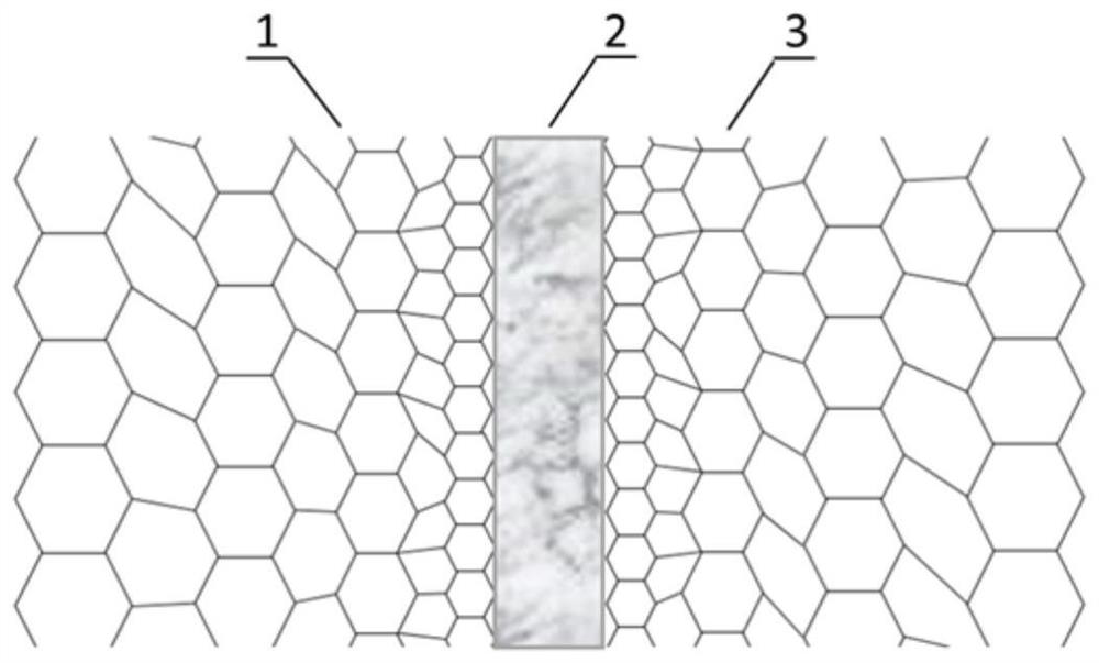 Solid electrolyte ceramic material with symmetrical gradient pore structure and its preparation method and application