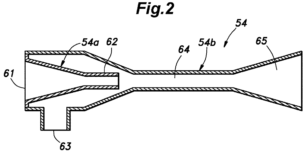 Intake and exhaust system of internal combustion engine