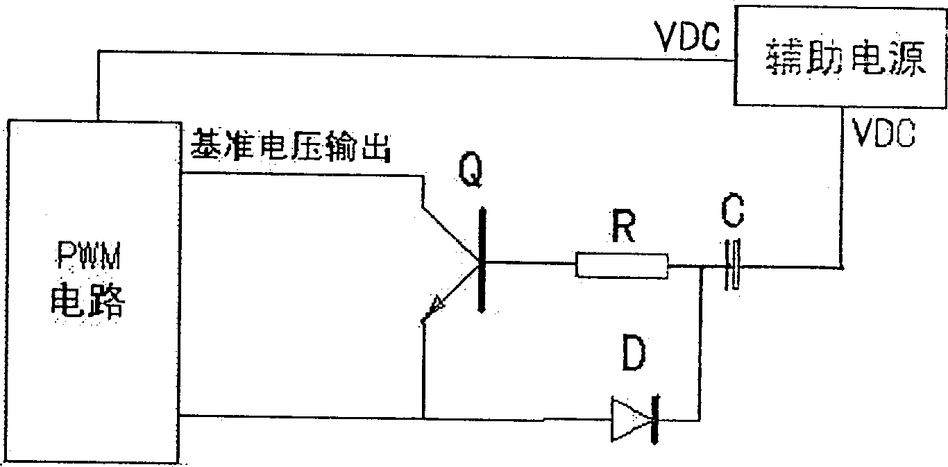 Power supply circuit for filament of high-power electronic tube