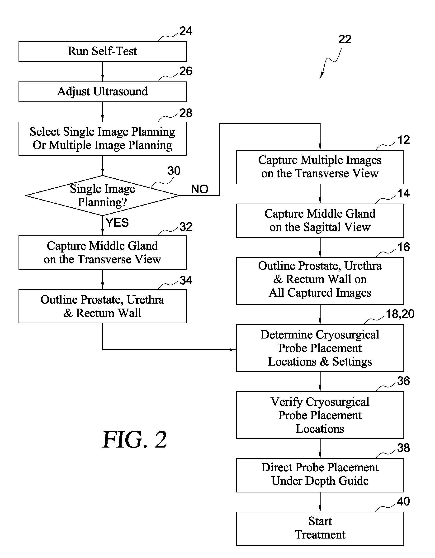 Variable cryosurgical probe planning system