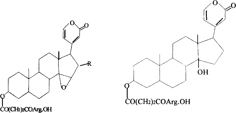 Total toadpoison lactones extraction with anti-tumor function, preparation and application thereof