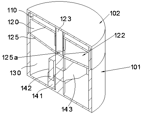 Medicine sub-packaging box facilitating getting of medicines