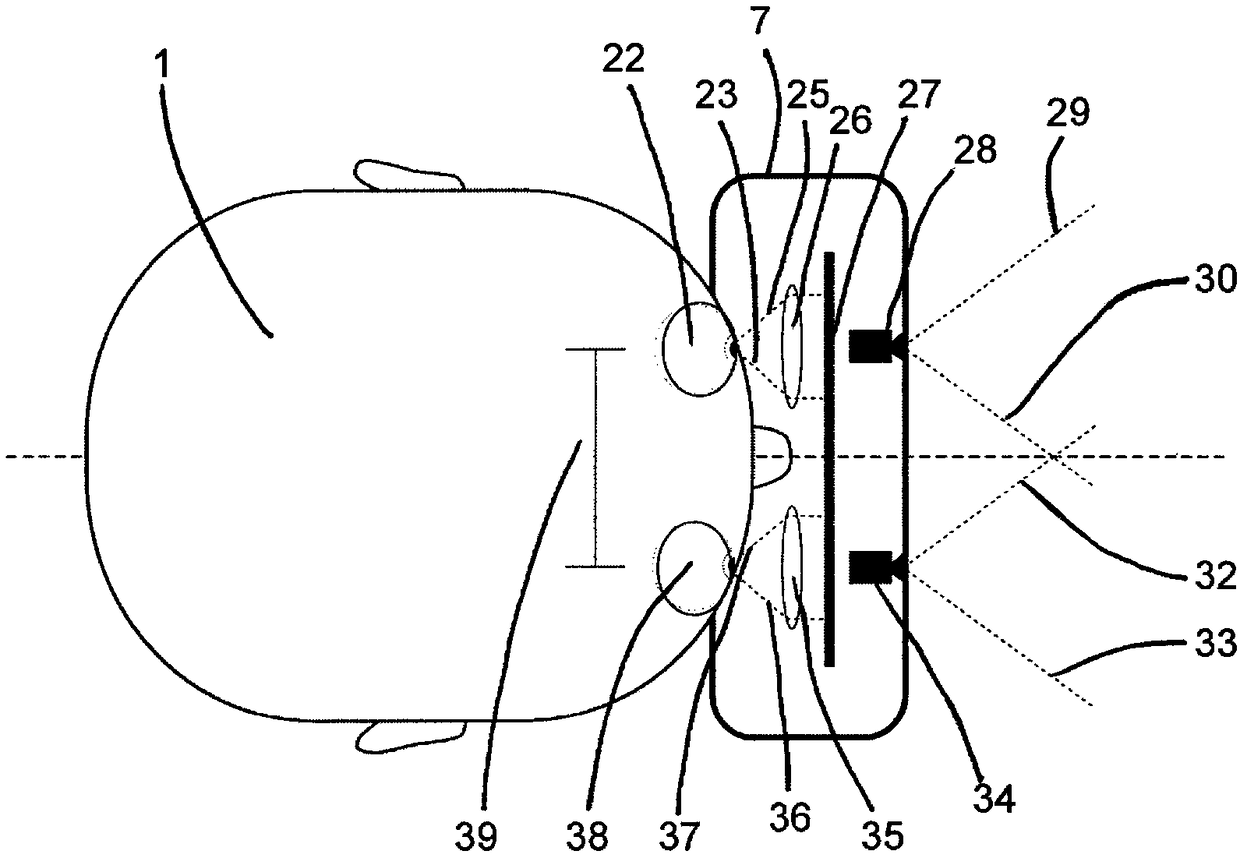 Head-mounted display for virtual and mixed reality with inside-out positional, user body and environment tracking