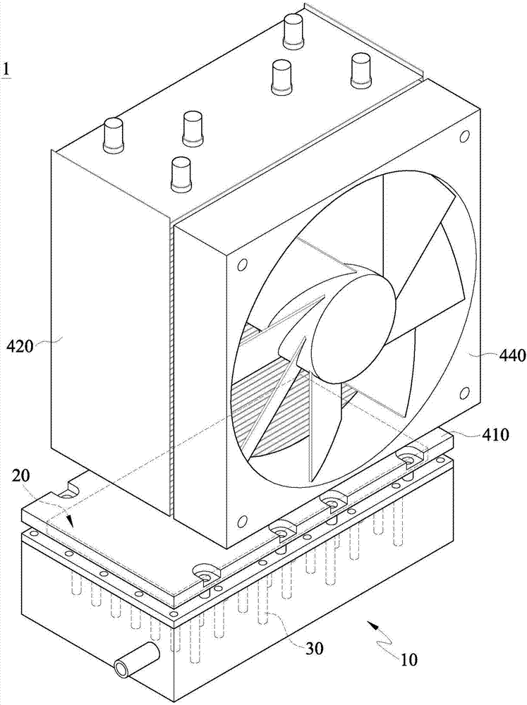 Thermoelectric cooling module and heat dissipation device comprising same