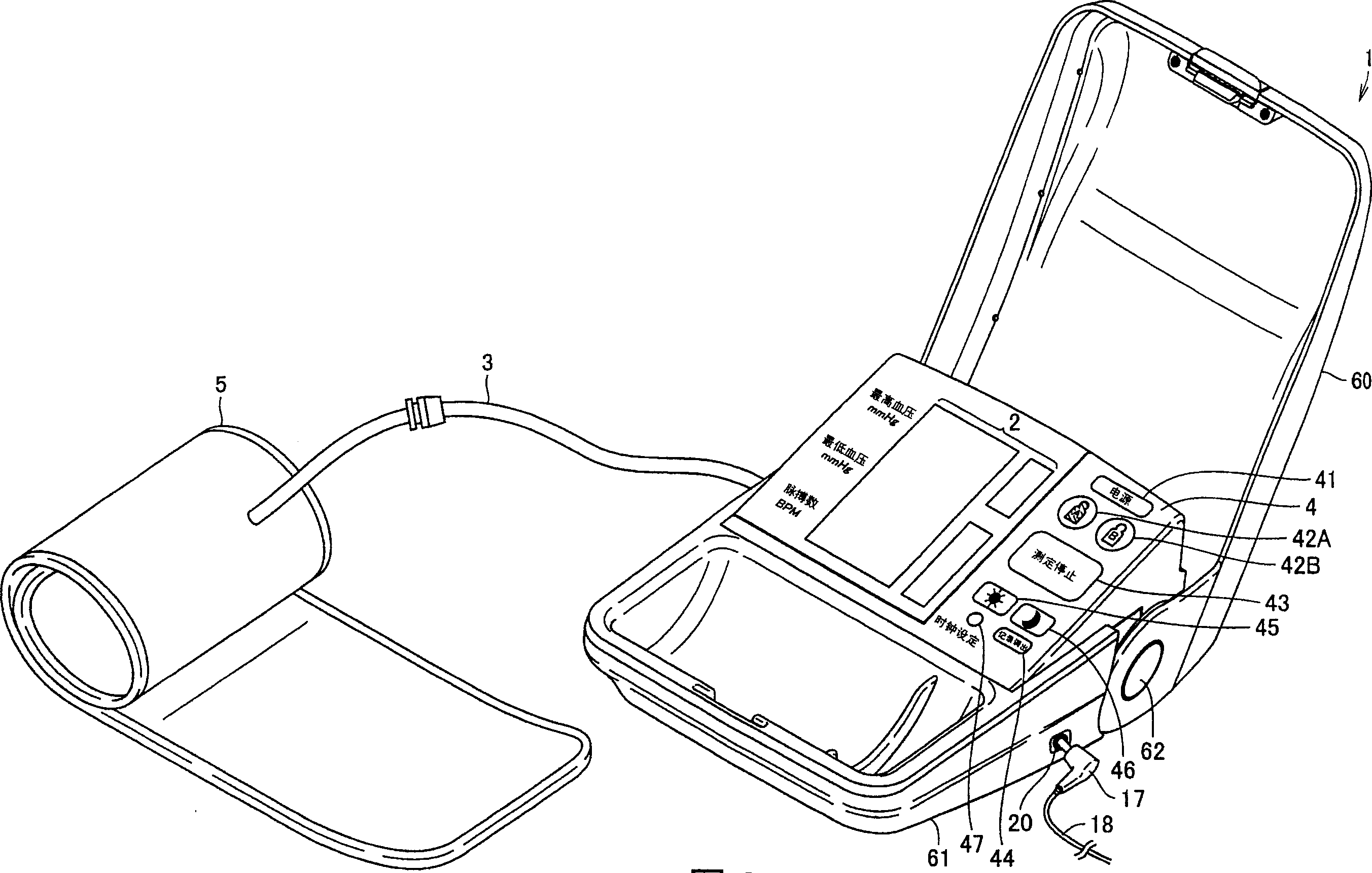 Electronic blood pressure monitor