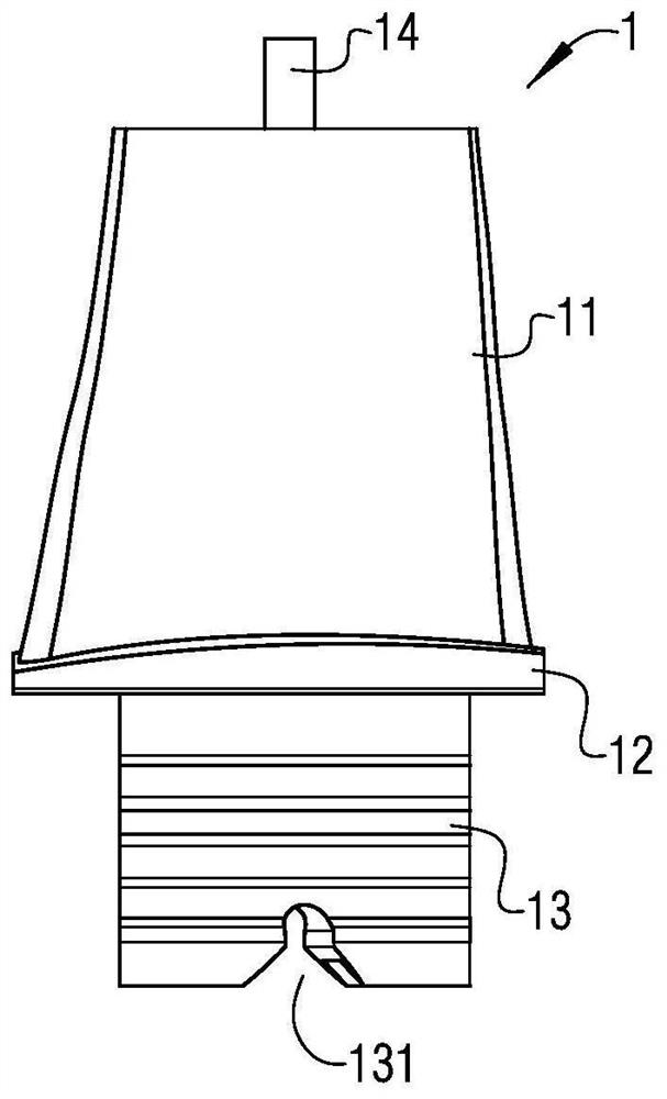 A kind of preparation method of turbine blade base