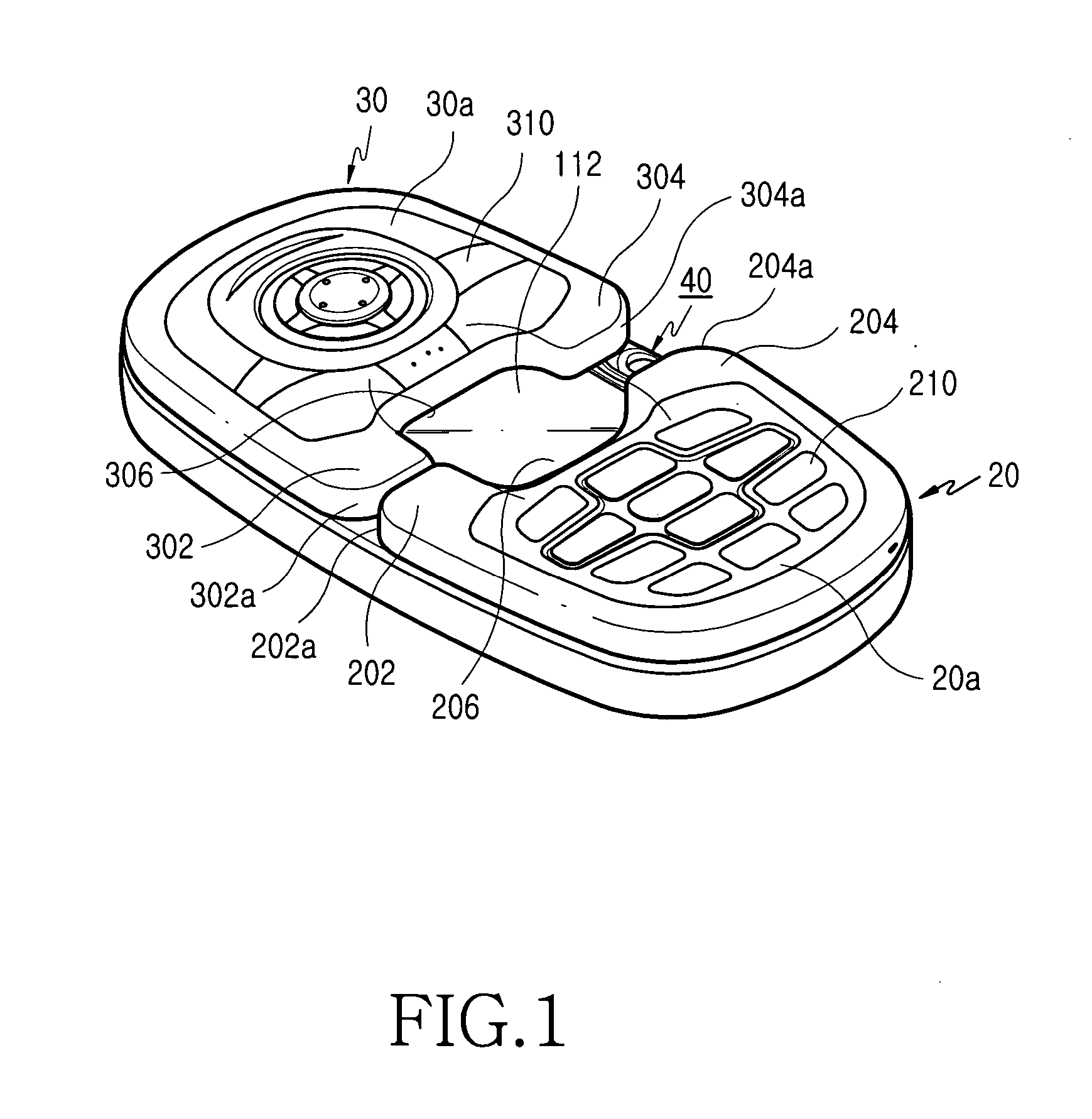 Portable swing-type communication device for games and hinge apparatus thereof