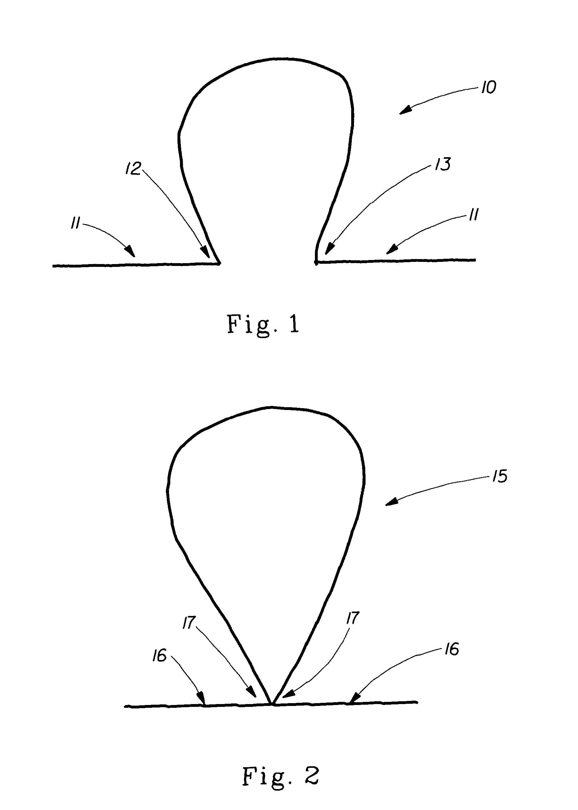 Looped nonwoven web