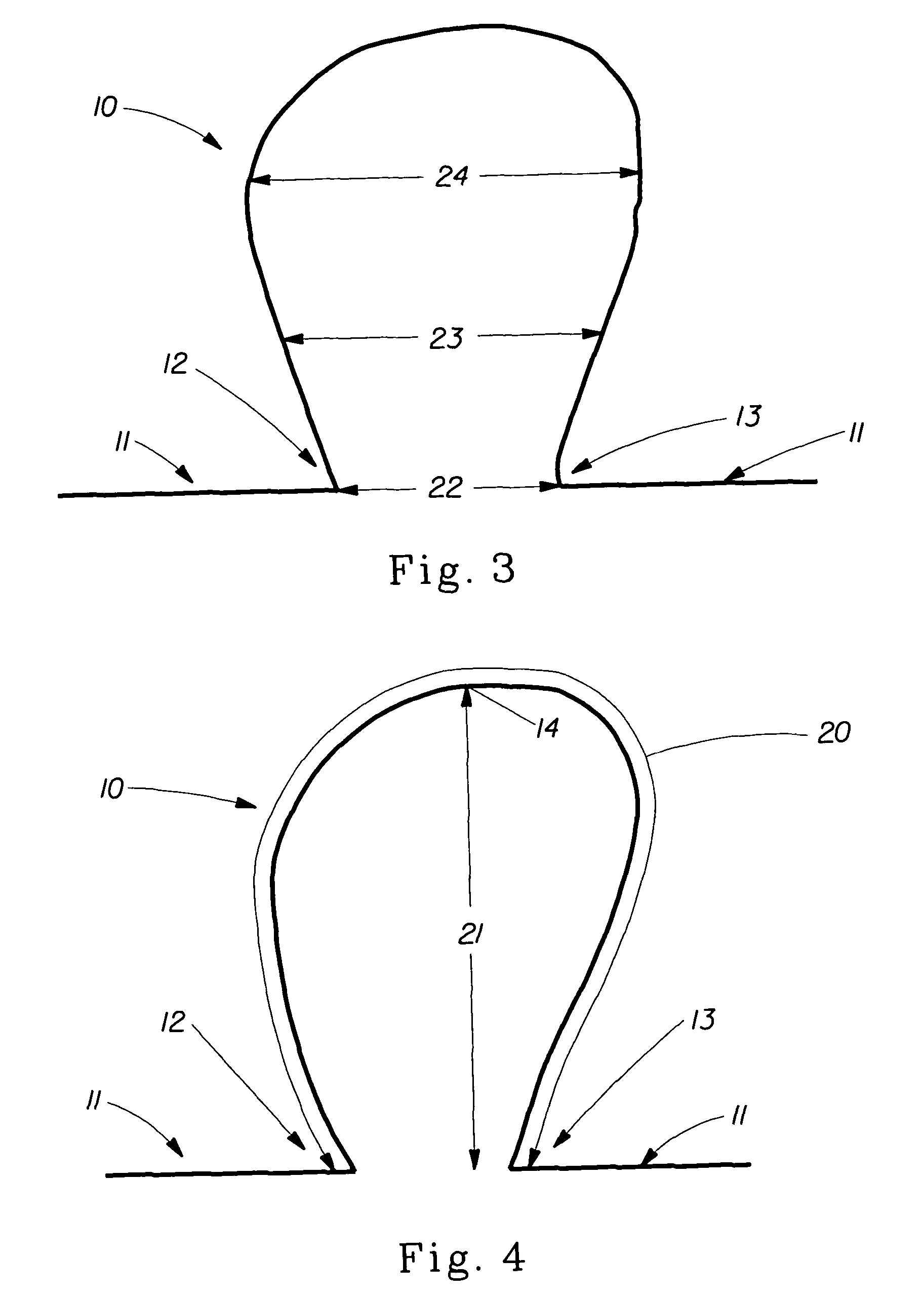 Looped nonwoven web