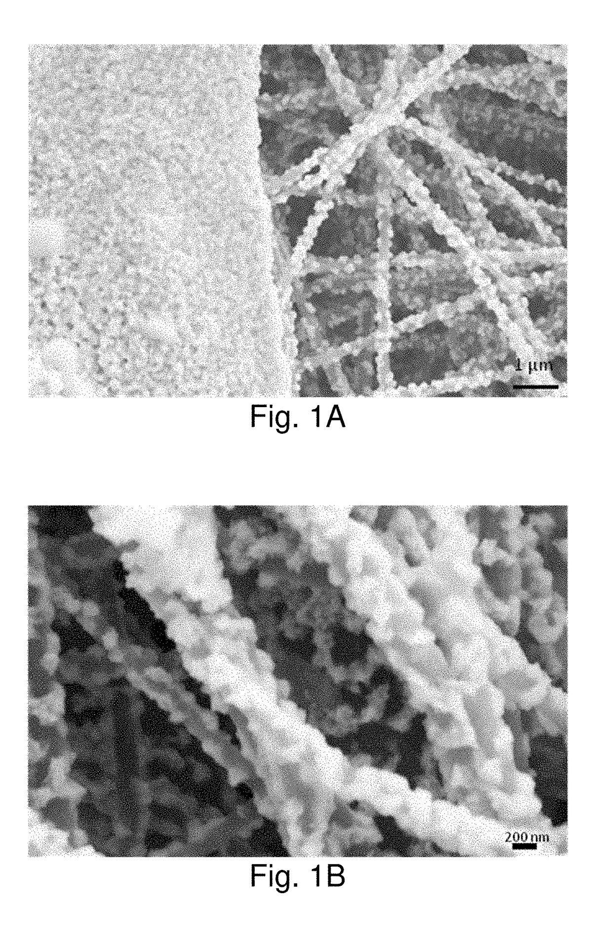 Nanoparticle sensor having a nanofibrous membrane scaffold