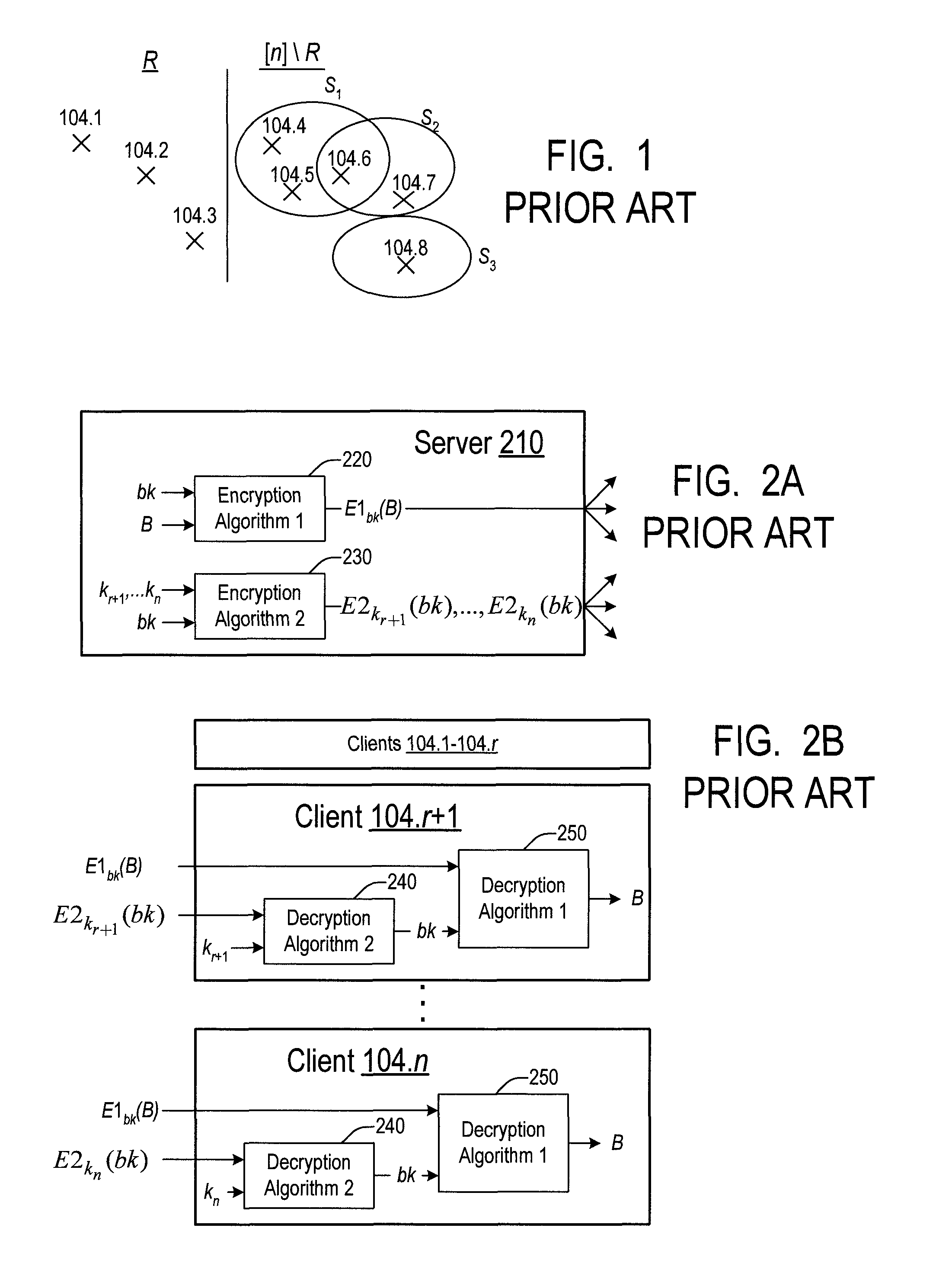 Exclusive set system constructions including, but not limited to, applications to broadcast encryption and certificate revocation