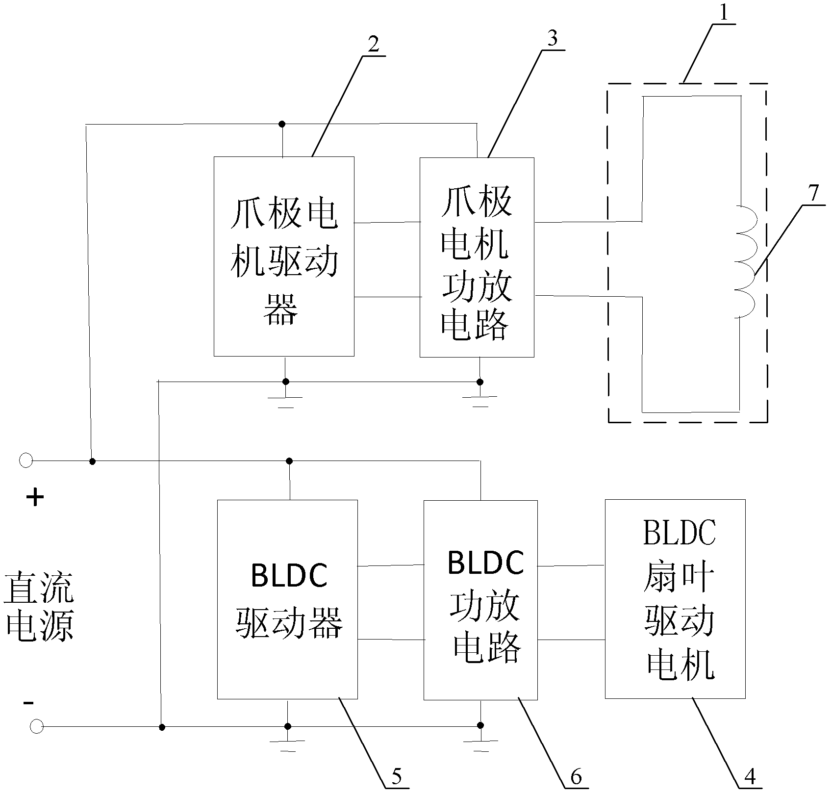 Claw pole motor driving system and method as well as fan driving system applying same