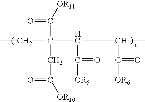 Anionic polymers composed of dicarboxylic acids and uses thereof