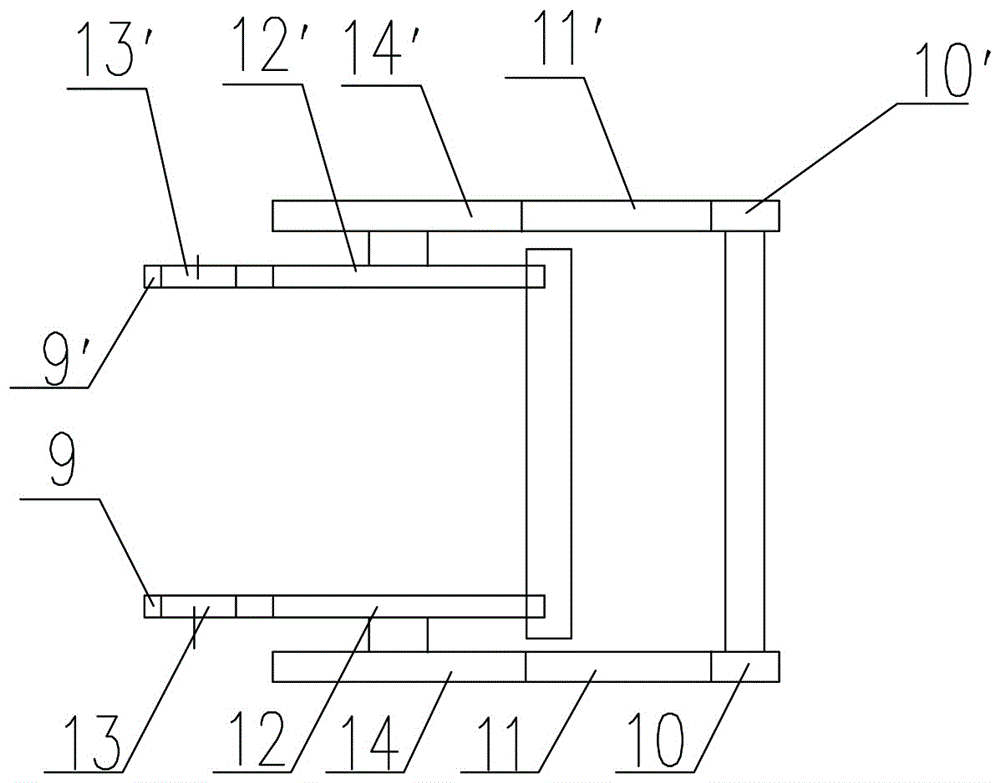 Single-reversing oil pumping unit with triangular chains