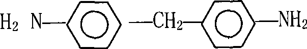 Piezoelectric conductive epoxy resin composite damping material and preparation method thereof