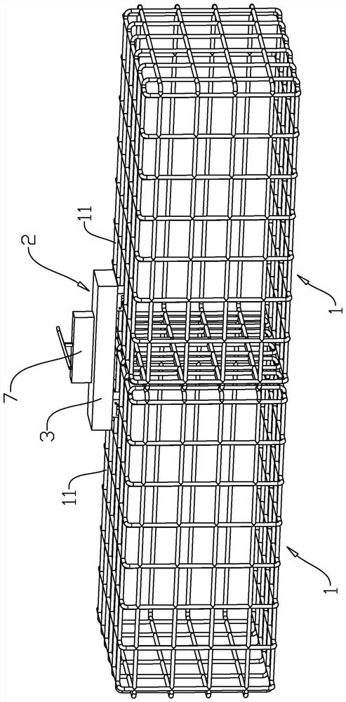 Construction method of river channel drainage basin flood prevention dam