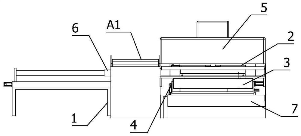 Cloth inspecting and rolling machine for silk cloth