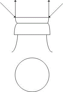 Bottleneck defect detecting method and detecting device