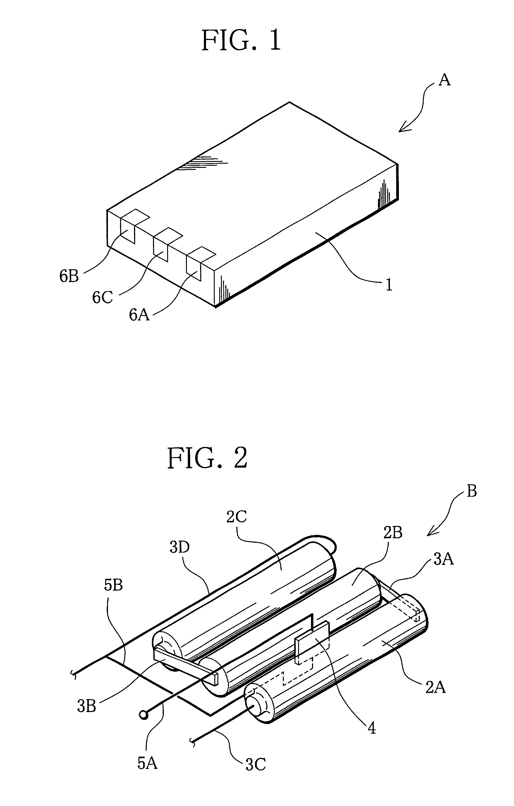 Battery, lead memver for battery connection, and battery pack using the same