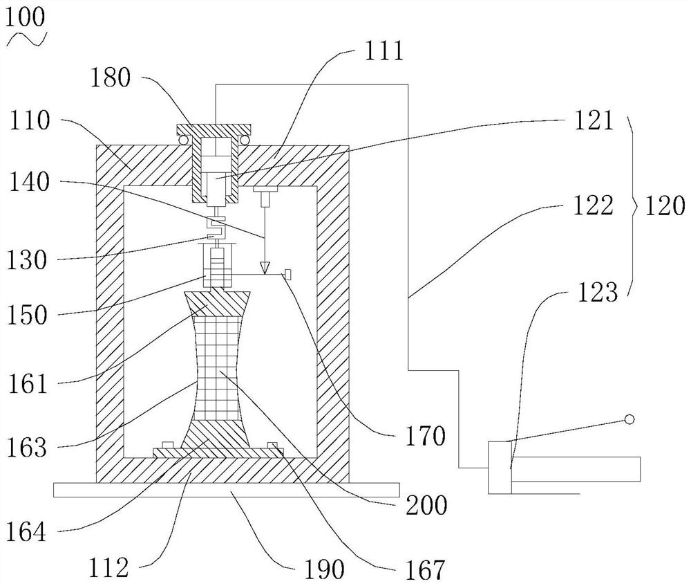 Soil body tensile test device and soil body tensile test method